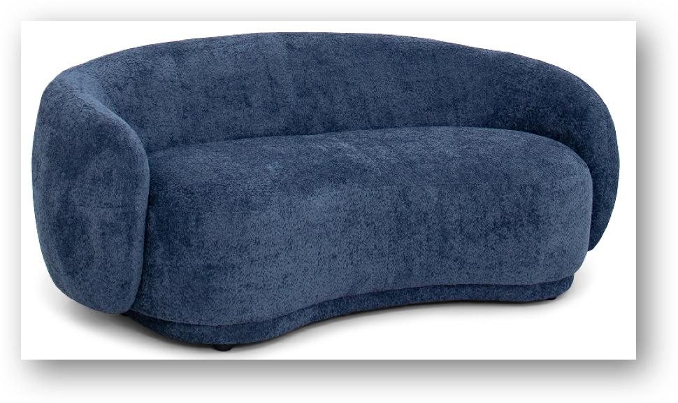 Fauteuil rond Bleu Foncé