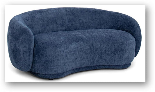 Fauteuil rond Bleu Foncé