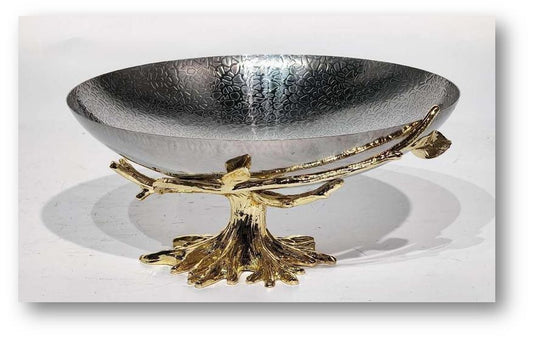 Plateau de Fruits Inox & Alliage – Doré & Inox
