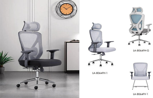 Fauteuil à roulettes bureau Gris Clair