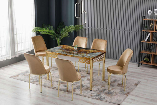 TABLE KELEBEK CHAIR SET
